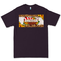 Plum america map sunflower license plate Premium Tee - HRA Design Shop