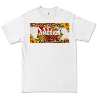 White america map sunflower license plate Premium Tee - HRA Design Shop