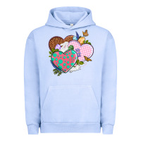 Pigment Grape Ice Easter Day Western Easter hearts Urban Hoodie - OliviaCreatesArt