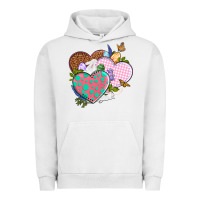 Pigment Lunar Rock Easter Day Western Easter hearts Urban Hoodie - OliviaCreatesArt