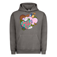Pigment Tornado Easter Day Western Easter hearts Urban Hoodie - OliviaCreatesArt