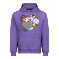 Tulip Easter Day Western Easter hearts Urban Hoodie - OliviaCreatesArt