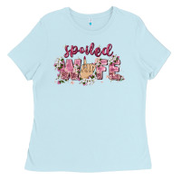 Baby Blue spoiled wife Ladies Tee - Zillion Design Studio
