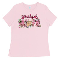 Bubblegum Pink spoiled wife Ladies Tee - Zillion Design Studio