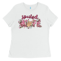White spoiled wife Ladies Tee - Zillion Design Studio