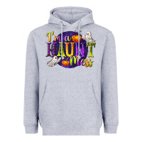Heather Grey I'm a Haunt Mess Heavyweight Hoodie - texasbilliewilder