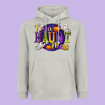 I'm A Haunt Mess Heavyweight Hoodie Designed By Texasbilliewilder