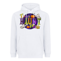 White I'm a Haunt Mess Heavyweight Hoodie - texasbilliewilder