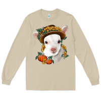 Mushroom cute baby lamb thanksgiving nancy Long Sleeve Tee - NancyCooperArtShop
