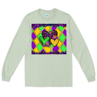 Matcha mardi gras hearts Long Sleeve Tee - JahusDesignShop