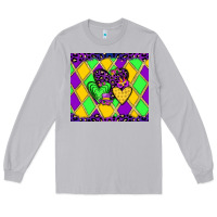 Moon Dust mardi gras hearts Long Sleeve Tee - JahusDesignShop