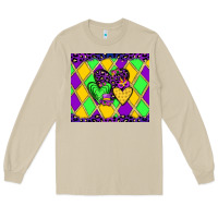 Mushroom mardi gras hearts Long Sleeve Tee - JahusDesignShop
