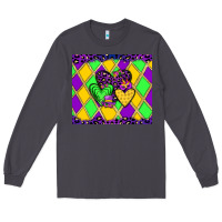 Smoke mardi gras hearts Long Sleeve Tee - JahusDesignShop