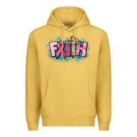 Antique Gold Cancer Faith Cross Premium Hoodie - HowdyJamesFarm