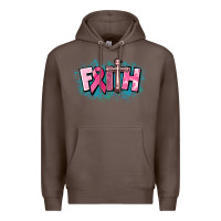 Coffee Cancer Faith Cross Premium Hoodie - HowdyJamesFarm