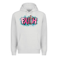 Dove Grey Cancer Faith Cross Premium Hoodie - HowdyJamesFarm