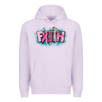 Lilac Cancer Faith Cross Premium Hoodie - HowdyJamesFarm