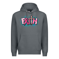 Rock Cancer Faith Cross Premium Hoodie - HowdyJamesFarm