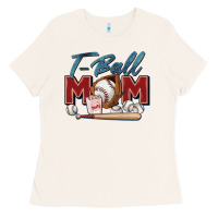 Bone t ball mom Ladies Tee - Zillion Design Studio