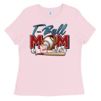 Bubblegum Pink t ball mom Ladies Tee - Zillion Design Studio
