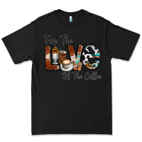 Black for the love of the coffe Premium Tee - CowhideDigitalArt