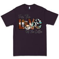 Plum for the love of the coffe Premium Tee - CowhideDigitalArt