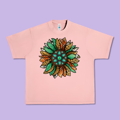 Thanksgiving Fall Sunflower Urban Heavy Tee Designed By Jasminsmagicworld