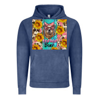Vintage Denim mama bear Vintage Hoodie - Artiststas