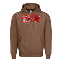 Chestnut lady bug drink Zipper Hoodie - RacoonDesign