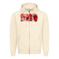 Sandshell lady bug drink Zipper Hoodie - RacoonDesign