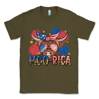 Army Green moo rica Classic Tee - MaliasSmallBusiness