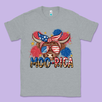 Moo Rica Classic Tee Designed By Maliassmallbusiness