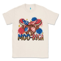 Natural moo rica Classic Tee - MaliasSmallBusiness
