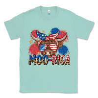 Seafoam moo rica Classic Tee - MaliasSmallBusiness