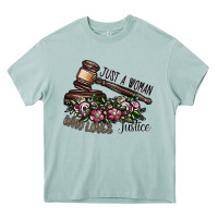 Arona just a woman who loves justice Heavy Core Tee - SublimationCraftShop