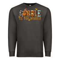 Smoke Gobble Til You Wobble with Turkey Premium Sweatshirt - texasbilliewilder