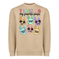 Mushroom teahing my favorite peeps Heavyweight Sweatshirt - MaliasSmallBusiness