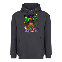 Smoke Halloween Afro Messy Bun Momster Heavyweight Hoodie - texasbilliewilder
