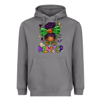 Storm Halloween Afro Messy Bun Momster Heavyweight Hoodie - texasbilliewilder