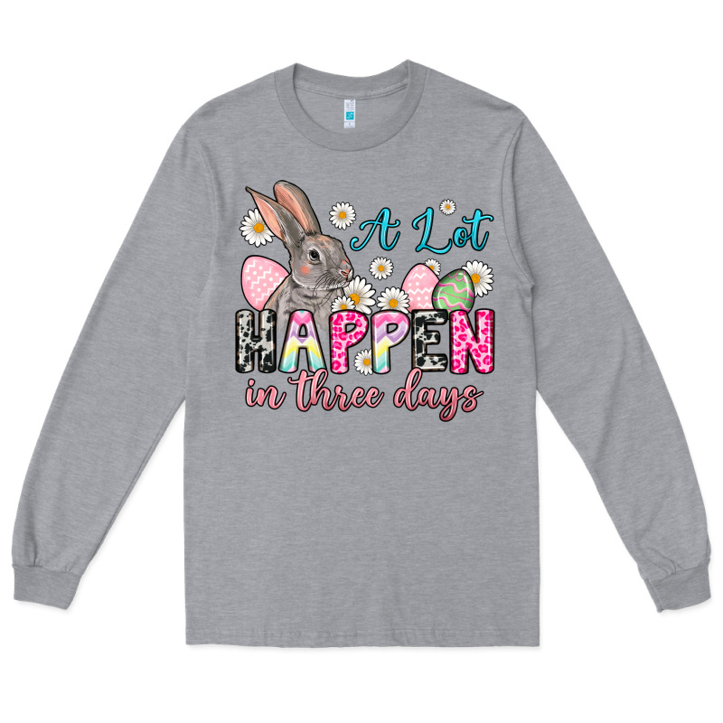 A Lot Can Happen In Three Days Long Sleeve Tee by NancyCooperArtShop | Teevron