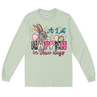 Matcha A lot can happen in three days Long Sleeve Tee - NancyCooperArtShop