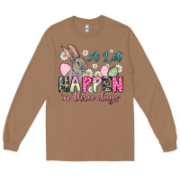 Toasted Coconut A lot can happen in three days Long Sleeve Tee - NancyCooperArtShop