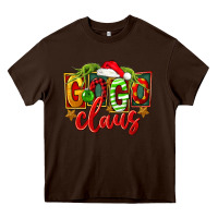 Chocolate Brown christmas gogo claus Heavy Core Tee - FaDigitalArtStudio