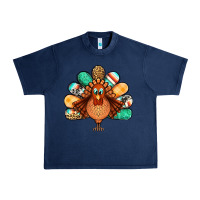 Navy thanksgiving turkey Urban Heavy Tee - Jasminsmagicworld