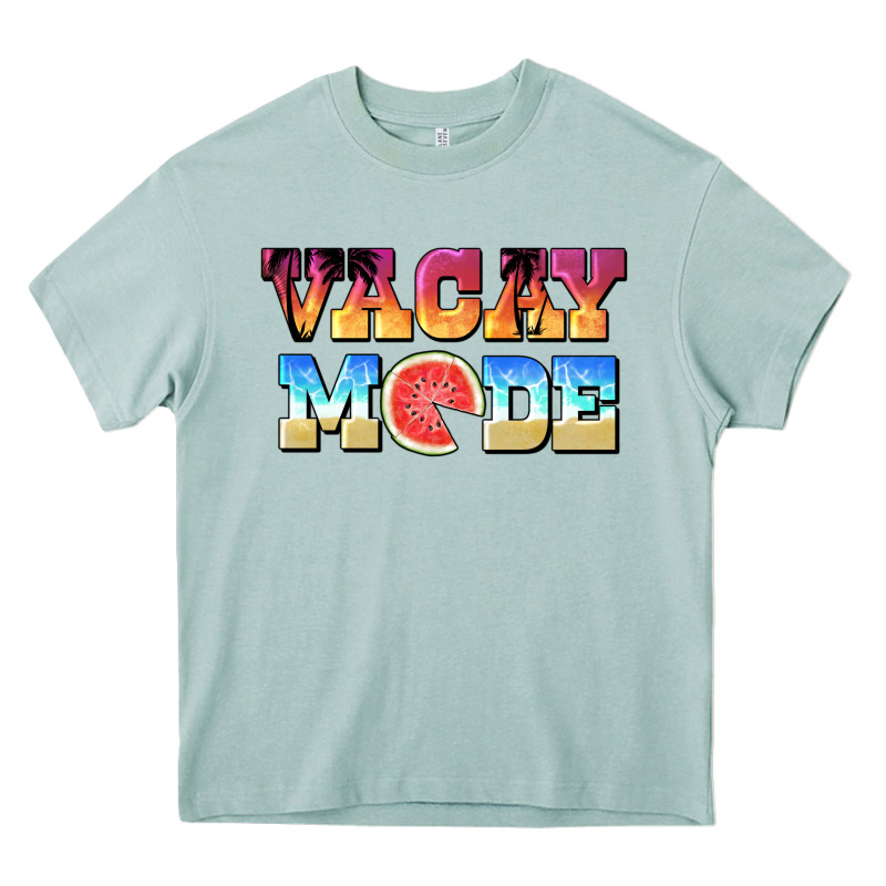 Vacay Mode Watermelon Heavy Core Tee by BarkalooDesign | Teevron