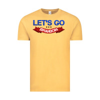 Vintage Mustard Let's Go Brandon Vintage Tee - Jasminsmagicworld