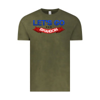 Vintage Olive Let's Go Brandon Vintage Tee - Jasminsmagicworld