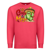 Cardinal Cinco de mayo with cactus Premium Sweatshirt - NancyCooperArtShop