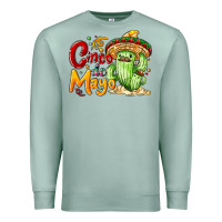 Seafoam Cinco de mayo with cactus Premium Sweatshirt - NancyCooperArtShop