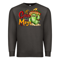 Smoke Cinco de mayo with cactus Premium Sweatshirt - NancyCooperArtShop